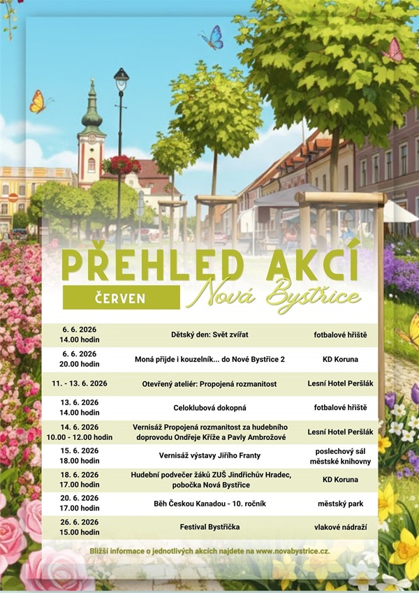 Kulturní akce v Nové Bystřici 
